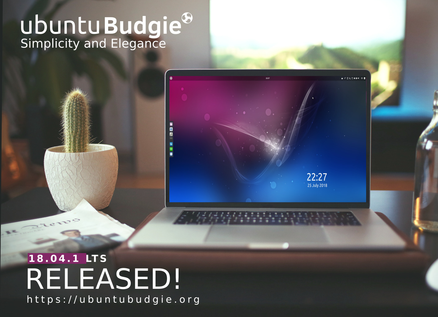 Ubuntu Budgie 18.04.1 LTS Released!