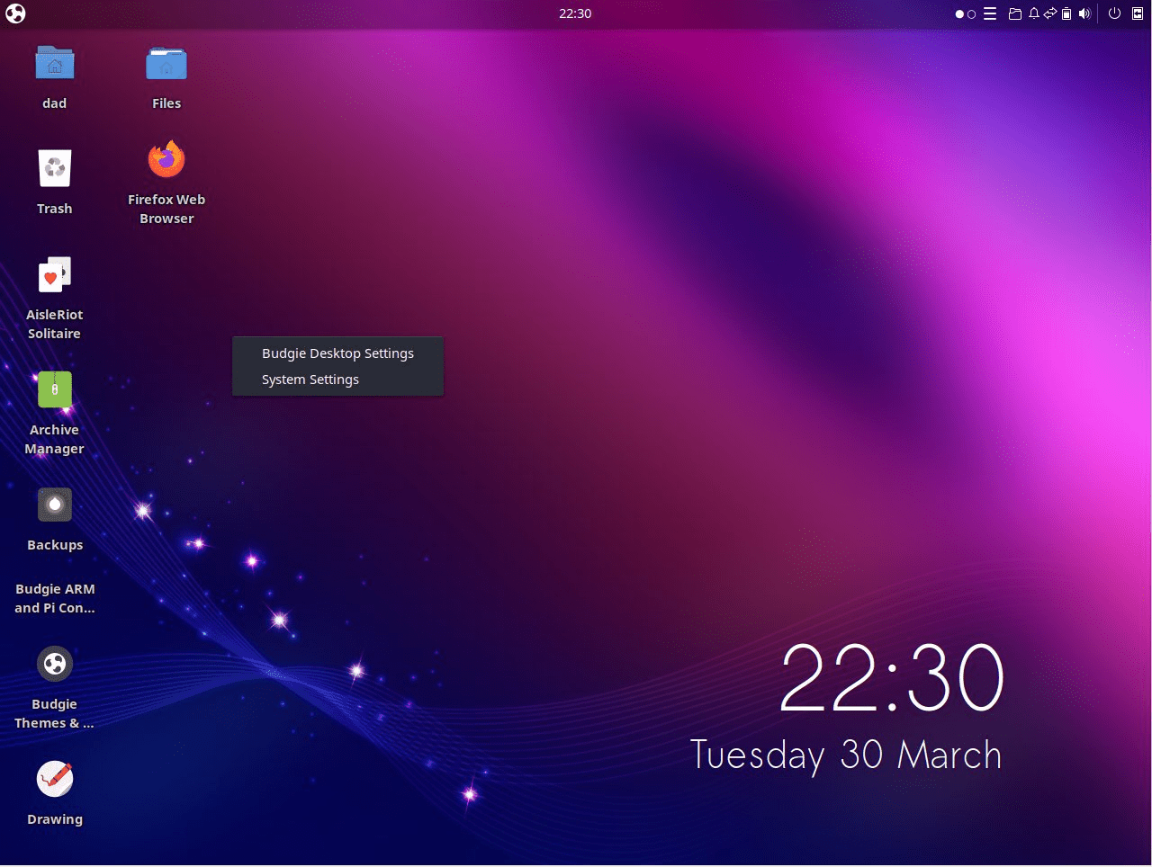 Budgie linux