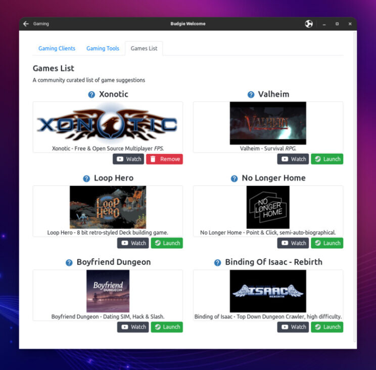 A Deep Dive In Our New Budgie Gaming Application Ubuntu Budgie