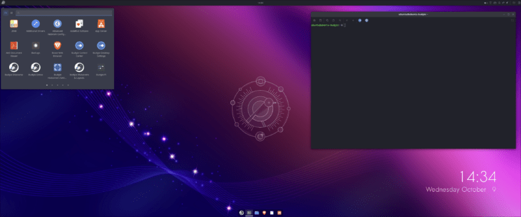 This image showcases the change of default terminal app to xfce terminal for Ubuntu Budgie.